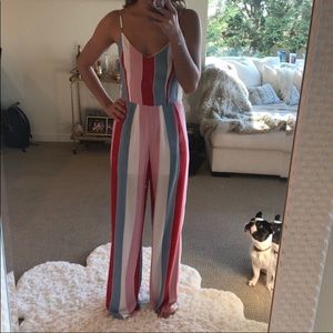 Striped Jumpsuit